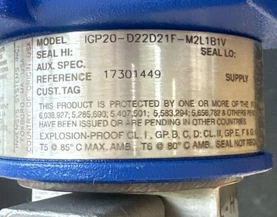 NEW Foxboro IGP20-D22D21F-M2L1B1V