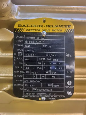 NEW ABB BALDOR 10 HP