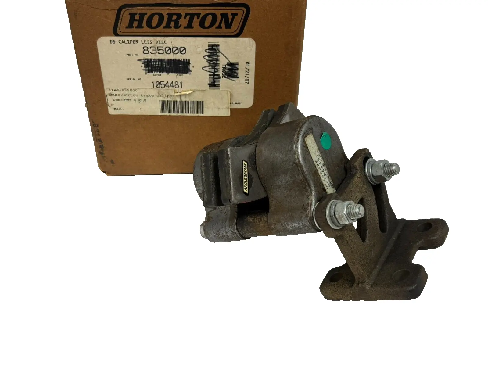 NEW HORTON 835000 DB CALIPER LESS DISC