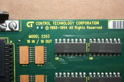 USED CONTROL TECHNOLOGY CORPORATION 2203