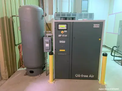 Used ATLAS COPCO SF-11 Rotary Screw & Sliding Vane Air Compressors Illinois US | Aaron Equipment #84103