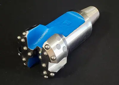 Used TRIDENT SOFT ROCK 7-1/2" CARBIDE BUTTON CABLE TOOL DRILL BIT, 2" X 3" PIN THREAD Drills Pennsylvania US | East West Machinery & Drilling #1488940