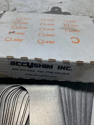 Accushim Size C Replacement Kit .050in/1.27mm -NIB of 20