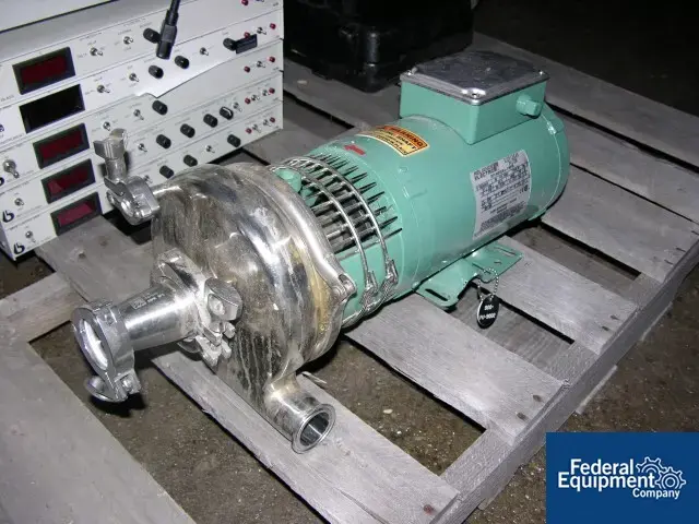 Used Tri-Clover 2" X 1.5" TRI-CLOVER CENTRIFUGAL PUMP, S/S, 1 HP Pumps Ohio US | Federal Equipment Company #125325