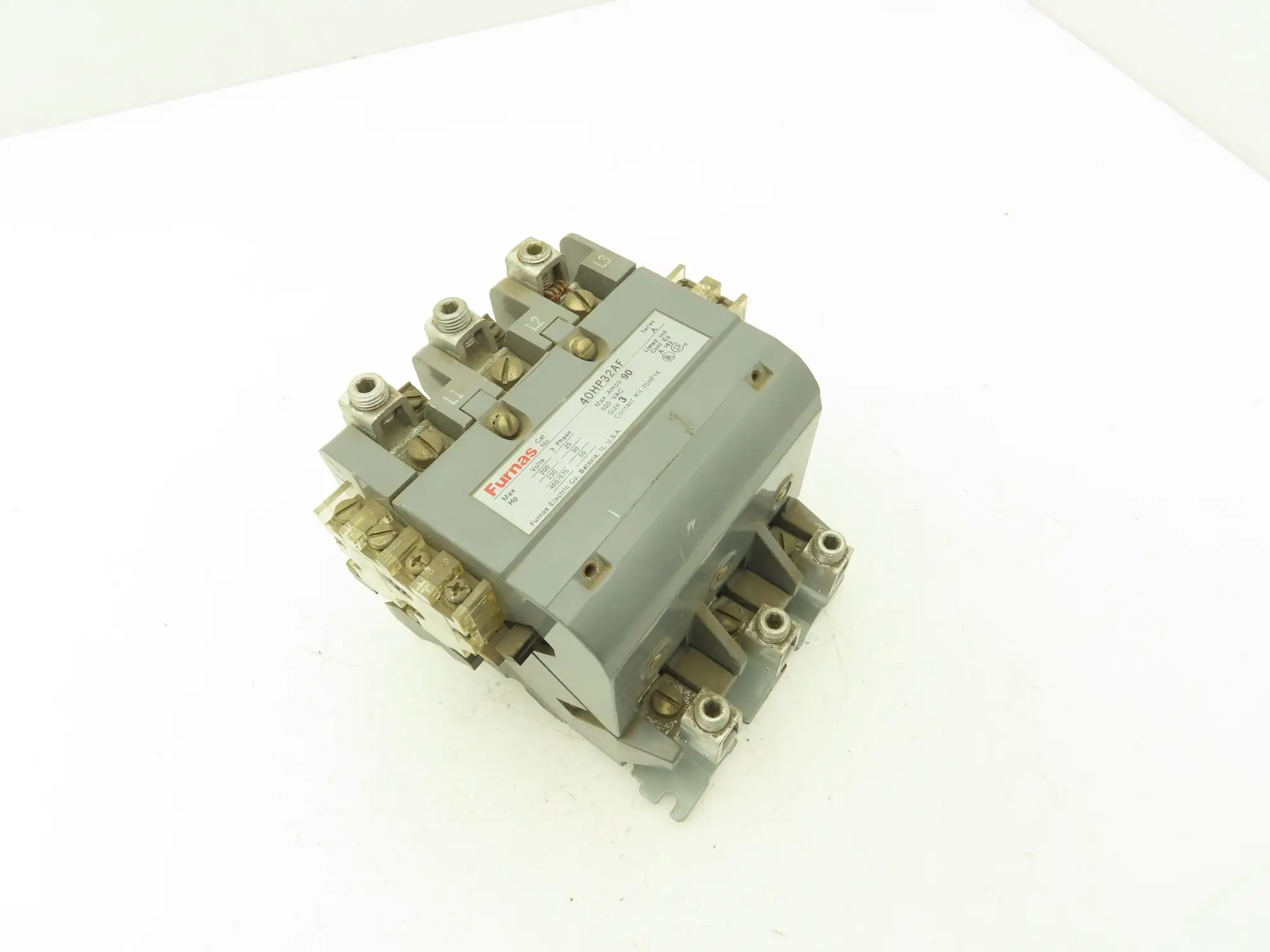 Furnas 40HP32AF Contactor Motor Starter 3Ph 600v 50Hp Ser A Coil 120v