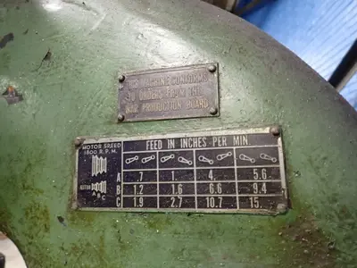 Cleveland  32" X 8" Vertical Mill