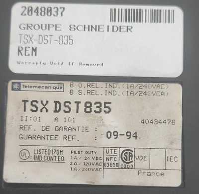Used Telemecanique TSXDST835 PLC Processors Indiana US | J&J Industrial Supply #498044