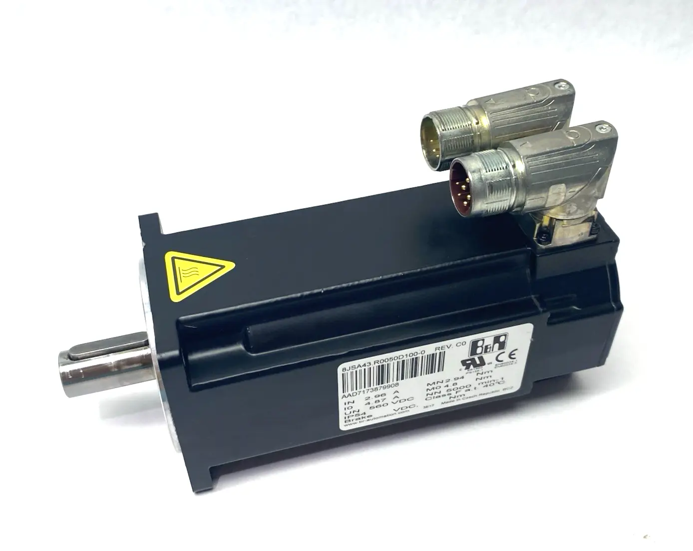 Used B&R Industrial Automation Synchronous AC Servo Motor 3-Phase V4.0 DT Upgrade Servo Motors Michigan US | Maverick Industrial Sales #1389871