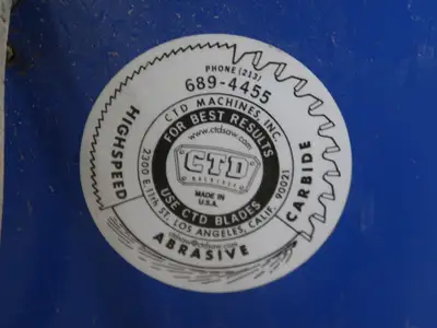 Used CTD M25R Circular Cold Saws British Columbia CA | Lenmark #1424106