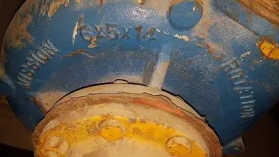 USED MISSION MAGNUM 5X6X14 CENTRIFUGAL PUMP