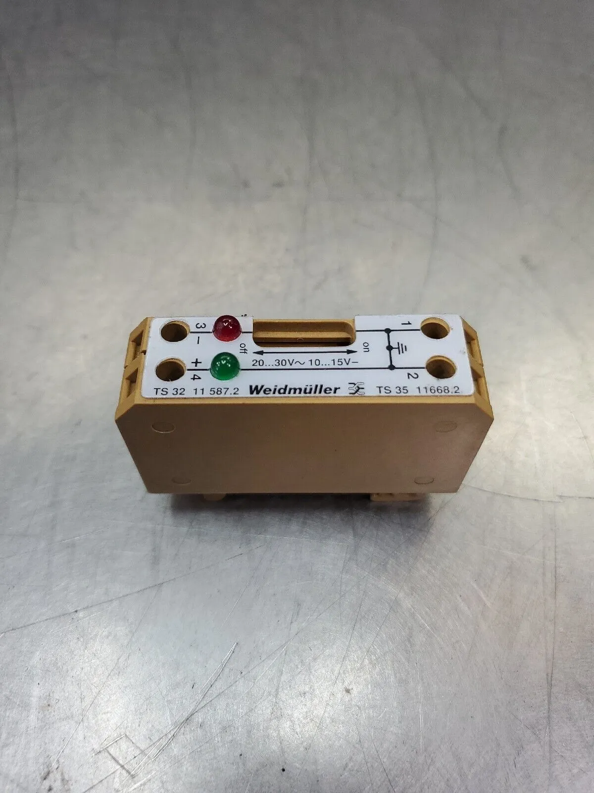Weidmüller TS32 11 587.2 TS35 11668.2 Relay Module. 4H