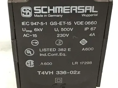 USED SCHMERSAL T4VH 336-02Z