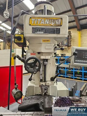 Used 2023 TITANIUM TM-5SDR0 Horizontal & Vertical Ram Type Mills Michigan US | Tramar Industries #1512743