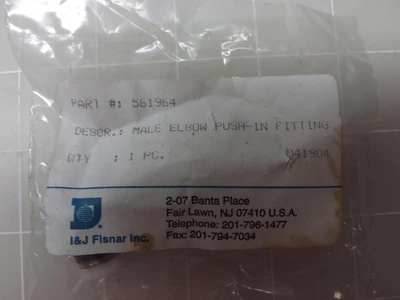 New | in-Stock I&J FISNAR _UNKNOWN_ Miscellaneous MRO Texas US | OCO Industrial #1755019