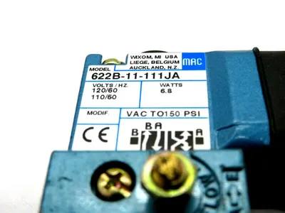 NEW MAC VALVE 622B-11-111JA SOLENOID VALVE 120/60 110/50 622B11111JA