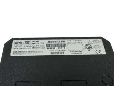 USED GSE INC. 200350-25010 WEIGHT INDICATOR MODEL 350 SPX