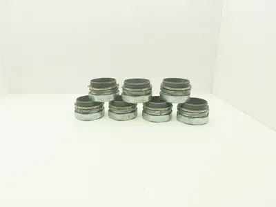 3-1/2" EMT Conduent Compression Connector Rigid IMC Die Cast Lot of 7