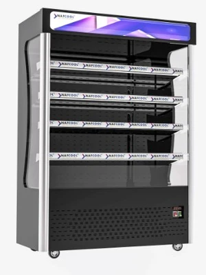 168-0009 AC-OFC 53” Open Air Self Contained Curtain Merchandiser Cooler