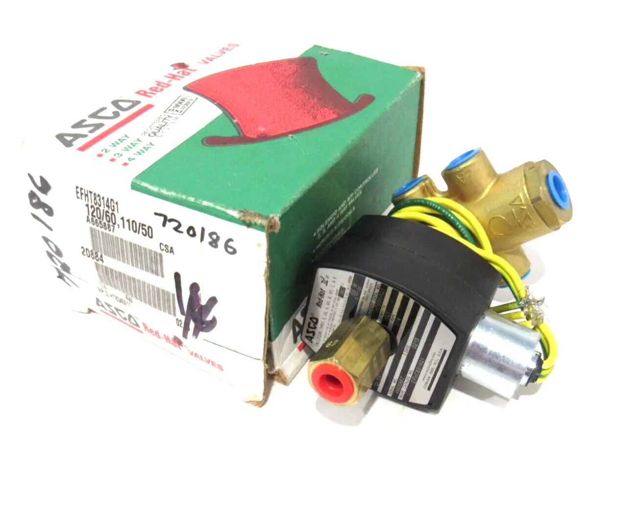 NEW ASCO EFHT8314G1 SOLENOID VALVE 110/120 50/60