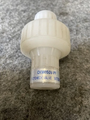Used Plast-O-Matic CKM050V-PF Valves/Fittings California US | Davliegogo LLC #1732694