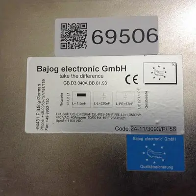 USED BAJOG ELECTRONIC GB.D3.040A.BB.01.93
