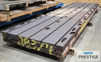 Floor Plate, T-Slotted, 60" x 218" x 10" Cast Iron