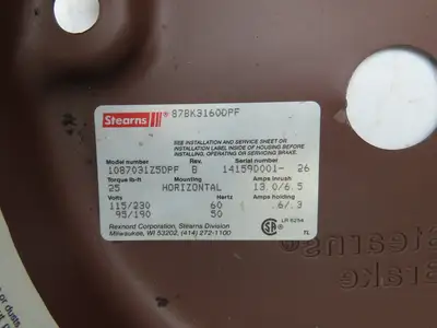 Stearns 87BK3160DPF Brake Motor Cover New Take Off Primed Scratches Lot of 2
