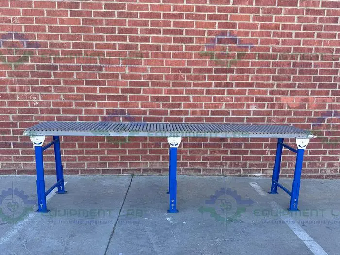 Used ROLL-AWAY HEAVY DUTY ROLLER CONVEYOR 10' X 18" W/ ADJUSTABLE LEGS Roller Conveyors California US | Equipment Lab #488813