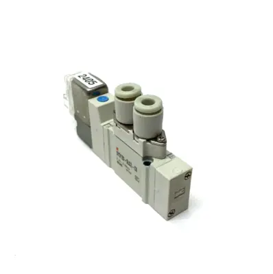 SMC SY3120-5LOZ-C6 5-Port 2-Position Solenoid Valve Plastic Tube Fittings - Used