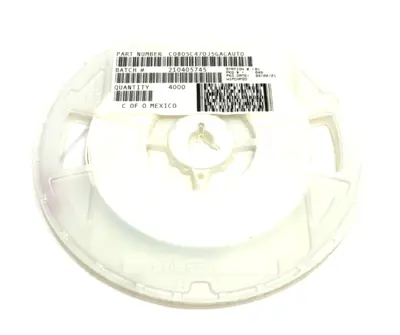 New | in-Stock Kemet C0805C470J5GACAUTO Capacitors Michigan US | Maverick Industrial Sales #1486204