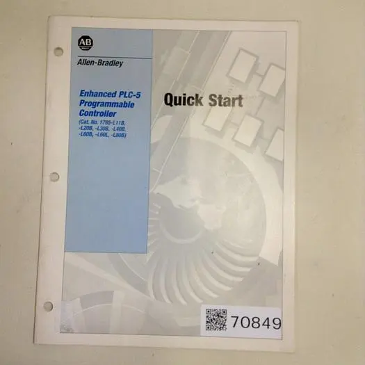 Used ALLEN BRADLEY 1785-10.4 Manuals Michigan US | Ideal Machinery #567297