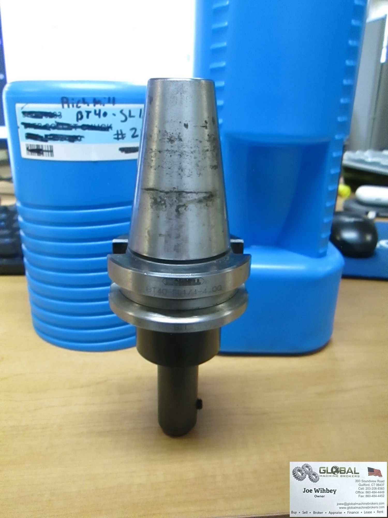 Richmill BT40-SL1/4-4.00 CNC Collet Chuck Tool Holder
