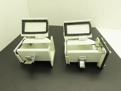 Hoffman F22LE9A Lay In Wireway 2.5" By 2.5" 90° Elbow Cable Management Lot of 2