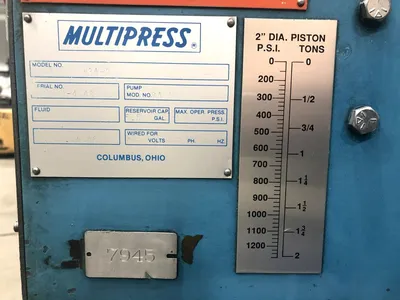 USED 2007 MULTIPRESS MULTIPRESS W3A-2 PRESS