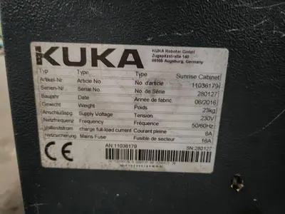 USED 2016 KUKA LBR IIWA 14 R820 COBOT