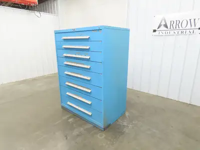 Nu-Era Tool Storage Cabinet Modular 8 Drawer 45x28x61" Stanley Vidmar Lista