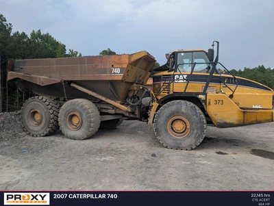 Used 2007 CATERPILLAR 740 Articulated Dump Trucks Alabama US | Proxy Equipment #1424174