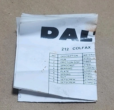 NEW Dalton Gear OSDC337