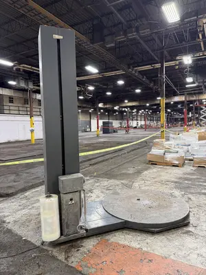 4,000 LBS X 50" X 50" X 98" H STRAN-FLEXER SCALE PACKAGE PALLET SHRINK WRAPPER: YOBRO #24286