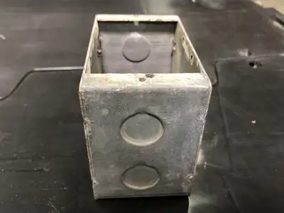 4x2.5" High Voltage Pre-Ganged Masonry Box