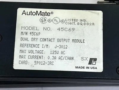 Used RELIANCE ELECTRIC 45C69 Input / Output Modules | Surplus Asset Holdings #1206115