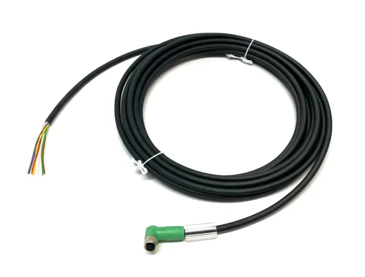 Used PHOENIX CONTACT SINGLE ENDED CORDSET M8 8-PIN Cable & Wire | Maverick Industrial Sales #1113640