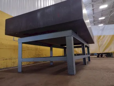 8' X 4' X 10" CHALLENGE PRECISION LAYOUT INSPECTION GRANITE TABLE: STOCK #23809