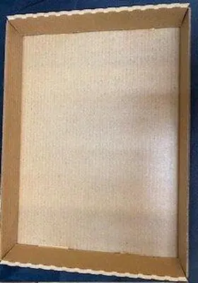 Half Sheet Cake Corrugated, Bakeable Tray