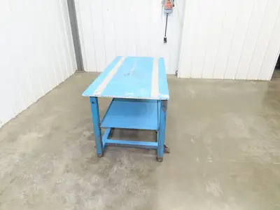 1/2" Aluminum Top Machine Mounting Base Welding Table 48-3/4"x24"x 27-1/2"H