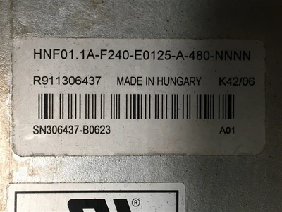 USED REXTROTH HNF01.1A-F240-E0125-A-480-NNNN (1)-