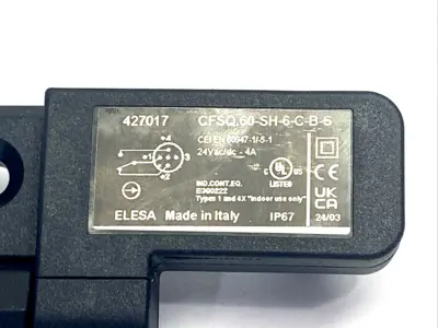 New | in-Stock Elesa 427017, CFSQ.60-SH-6-C-B-S-EA Relays & Switches Michigan US | Maverick Industrial Sales #1414225