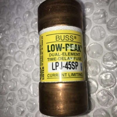 **New Busman Low Peak Time Delay Fuse (Lot Of 3) LPJ-50SP ( QTY- 1-LPJ-45SP)#