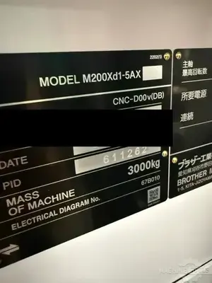 Used 2023 BROTHER M200XD-5AX Vertical Machining Centers Arizona US | KD Machinery #1439352