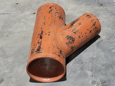 10"x10"x8" Segmentally Welded Pipe Reducing Lateral